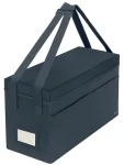 Leitz Textilný úložný box s vekom šedá / 465 x 200 x 260 mm (67230089)