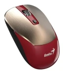 Genius NX-7125 zlato-červená / Optická bezdrôtová myš / 1200 dpi / Copilot / 4 tlačidlá (31030044403)