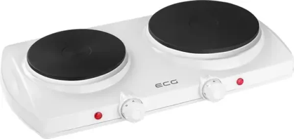 ECG EV 2512 biela / dvojplatničkový elektrický varič / 1500 W / priem. 18.5 cm (100000886589)