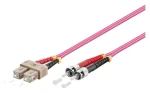 Good Connections SC/ST fialová / Optický patch kábel / Duplex / OM4 / 50/125 µm / LSZH / 7,5 m (LW-8075TC4)