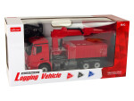 RASTAR Nákladné auto s drapákom Mercedes Rastar R/C na diaľkové ovládanie červené