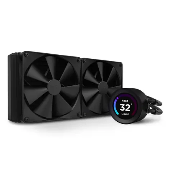 NZXT Kraken Elite 280 čierna / 2x 140mm / Fluid Dynamic Bearing / 32.1 dB @ 1500 RPM / 99.68 CFM / AMD + Intel (RL-KN28E-B1)