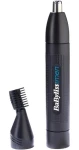 Babyliss E652E / Zastrihávač chĺpkov / ušné nosové obočie / 2 zastrihovacie hlavy / nástavce 3 5 mm / 1x AA batérie (3030050106886)