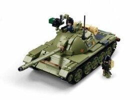 Sluban Model Bricks M38-B1135 Model Medium Tank (MBT) 3v1