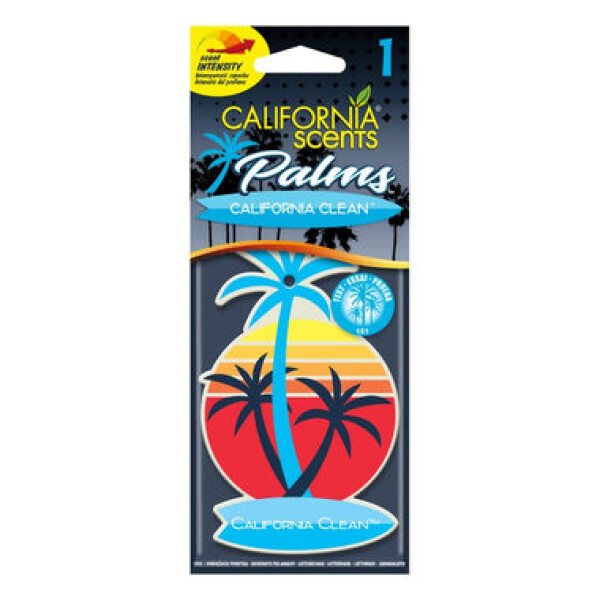 California Scents Palms California Clean / Vôňa do auta / California Clean (7638900852998)