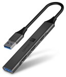 CONNECT IT CHU-4050-AN USB hub šedá / 1x USB 3.0 / 3x USB 2.0 (CHU-4050-AN)