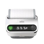 Braun iCheck 7 BPW4500 / tlakomer na zápästie / obvod manžety až 21cm / Bluetooth / pamäť / 2xAAA / biela (BPW4500)