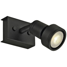 SLV PURI 147360 nástenné svetlo GU10 50 W čierna; 147360