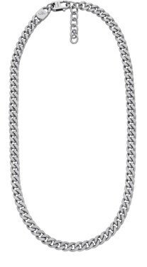 Fossil Výrazná oceľová retiazka Pancer Harlow JF04696040