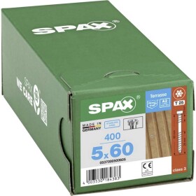 SPAX 0537000500605 skrutka do dreva 5 mm 60 mm T-STAR plus nerezová ocel A2 400 ks; 0537000500605