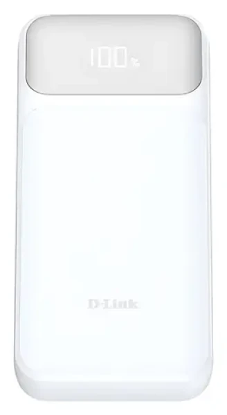 D-Link DPP-201 20000 mAh biela / Power Bank / USB-C + USB-A / 65W PD3.0, QC3.0 / LED displej (DPP-201)