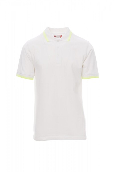 Pánska polokošeľa Payper SKIPPER Farba: Biela/ Žltá Neon, Veľkosť: 3XL (0000730021000133XL)