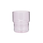 MADAM STOLTZ Pohár Coloured Mix 250 ml Rúžová