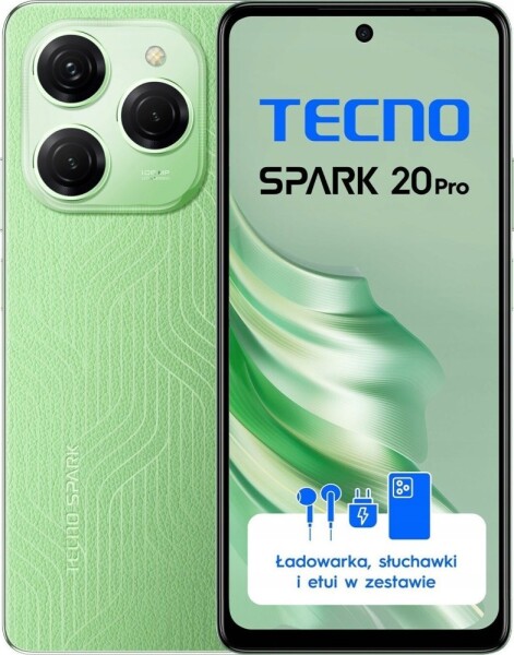 Tecno Spark 20 Pro 8/256GB Zelený (KJ6_256+12_MSG)