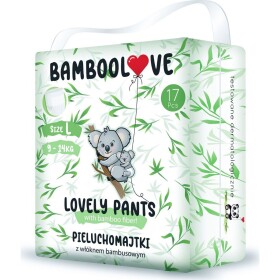 Bamboolove Plienkové nohavičky jednorazové bambus veľ. L 9-14 kg 17 ks (55866BL)