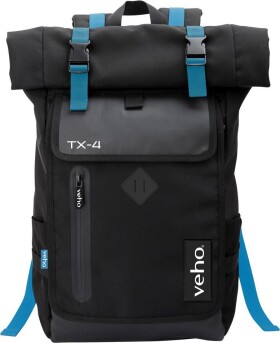 Veho TX-4 Back pack notebook bag with USB port, 43.2 cm (17"), Notebook compartment, Polyester