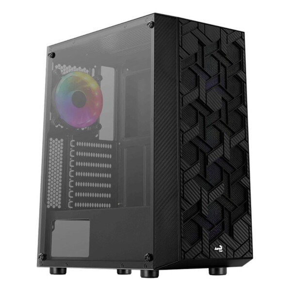 AeroCool Hive-G-BK-v3 midi tower PC skrinka čierna; ACCM-PV27013.11