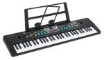 Mamido Detský keyboard čierny s mikrofónom