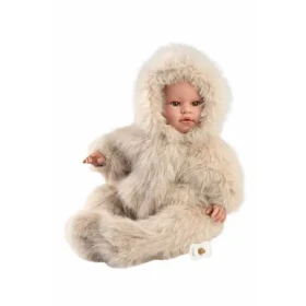 Llorens 74504 NEW BORN - realistická bábika bábätko so zvukmi a mäkkým látkovým telom - 45 cm