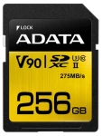 ADATA SDXC 256GB / UHS-II / U3 / R: 275MBs / W: 155MBs / vhodné pre 4K (ASDX256GUII3CL10-C)
