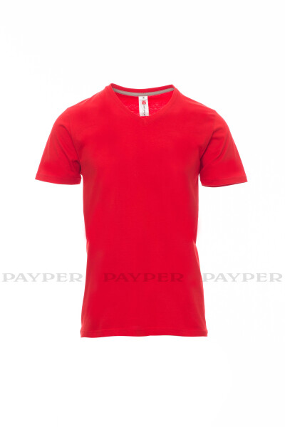 Pánske tričko Payper V-NECK Farba: Červená, Veľkosť: XL (000103002603000XL)