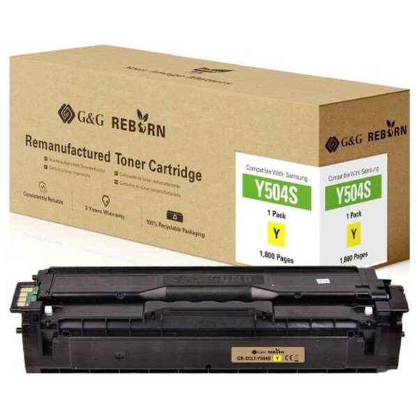 G&G Reborn remanufactured toner náhradný Samsung Y504S žltá 1800 Seiten kompatibilná toner; 21323