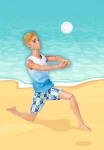 Simba Panáčik Beach Kevin