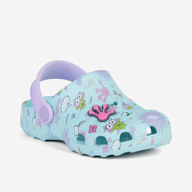 Coqui LITTLE FROG 8701 Detské sandále Lt. mint/Lt. lila Hero + Amulet 20-21