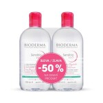 BIODERMA Sensibio H2O micelárna voda 2 x 500 ml set