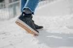 Be Lenka ArcticEdge Charcoal Black členkové barefoot topánky 38 EUR