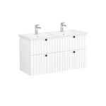 Kúpeľňová skrinka s umývadlom VitrA Root 120x67x46 cm biela mat ROOTG120WINTS ROOTG120WINTS