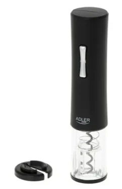 Adler AD 4490 čierna / Aku otvárač vína / LED svetlo / 4X AA (AD 4490)
