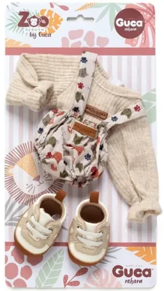Guca OP900 oblečok pre opičku bábätko REBORN veľkosti 32 cm s topánočkami