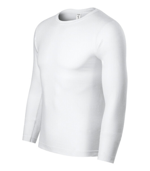 Tričko Progress LS unisex biele XL