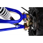 Mamido Detská benzínová štvorkolka RamiGO WILDPEAK 110CC čierno-modrá