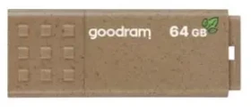 GOODRAM ECO FRIENDLY USB 3.0 64GB hnedá / Flash disk / USB-A 3.0 / čítanie: 60MBs / zápis: 20MBs (UME3-0640EFR11)