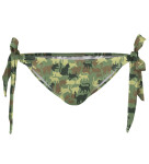 Aloha From Deer Camo Cats Bikini Bows Bottom WBBB AFD090 Green