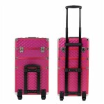 Aptel CA19E Kozmetický kufrík na kolieskach 3v1 61X36X25cm červená