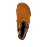 Detské zimné barefoot topánky TEX SUEDE Cognac G3160250-2 - 39