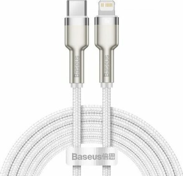 Baseus CATLJK-B02 Kábel USB-C (M) - Lightning (M) 2 m biela / 20W (CATLJK-B02)