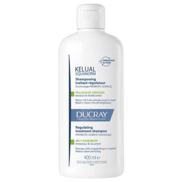 DUCRAY Kelual squanorm seboregulačný šampón mastné lupiny 400 ml