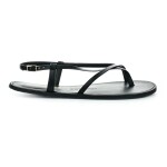 Groundies Maya Black dámske barefoot sandále 43 EUR