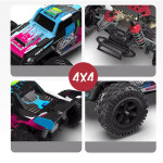 Mamido Mamido Auto na diaľkové ovládanie 60 km/h RC Monster Truck 1:16 4WD Brushless 2.4GHz oranžové