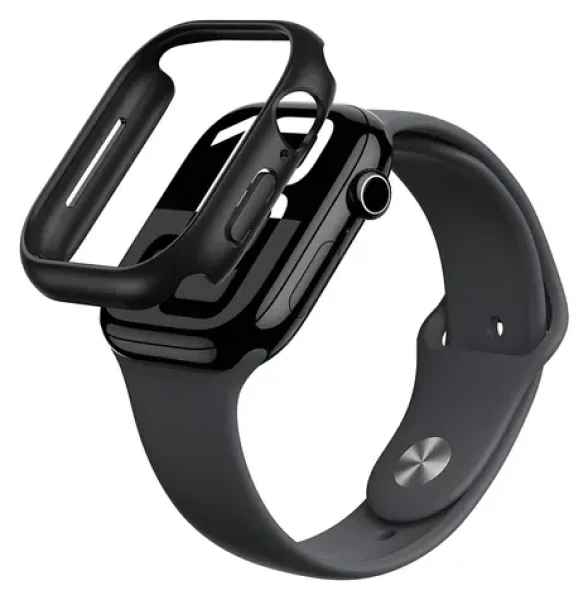AmazingThing Minimal Case Apple Watch 46mm čierna / Puzdro / Kompatibilné s Apple Watch 46 mm
