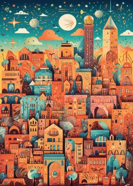 ALIPSON Puzzle Úžasné mesto