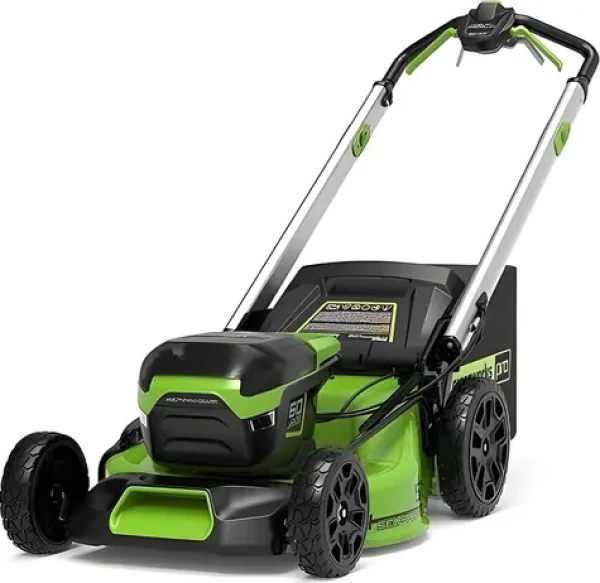 Greenworks GD60LM51SP čierna / Aku kosačka na trávu s pojazdom / 60V / záber 51 cm / kôš 55 l / bez aku a nabíjačky (2514307)