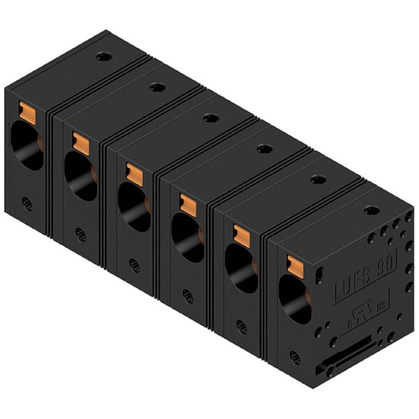 Weidmüller 2500660000 pružinová svorka 16 mm² Pólov 6 čierna 10 ks; 2500660000
