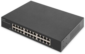 Digitus Digitus 24-portowy Prepínač gigabitowy, 19-calowy, niezarządzalny