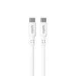 Spello kábel USB-C na USB-C 1m biela (9915101100175)