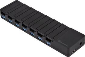 SilverStone SilverStone SST-UC03B-PRO - USB Lade Station, 7 Port - 36 Watt